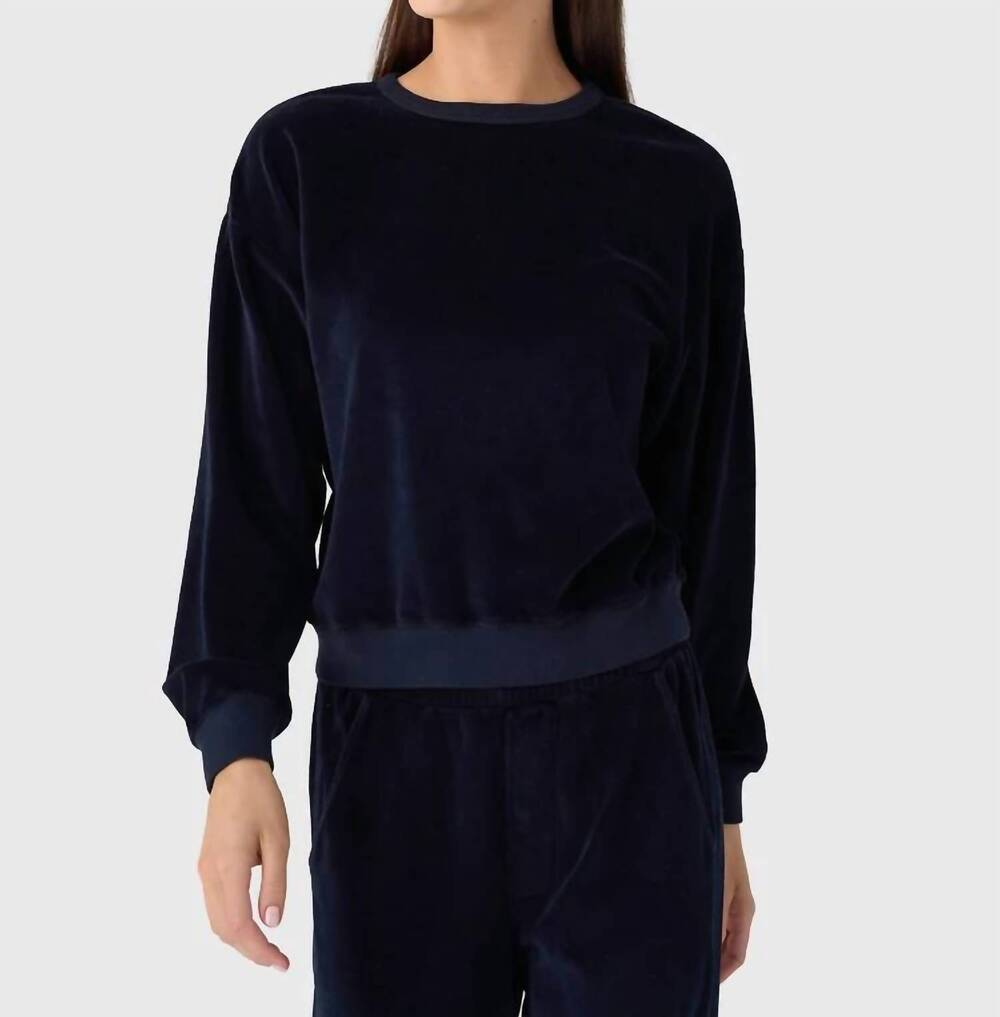 NEW CITIZENS OF HUMANITY vintage crewneck top in notte